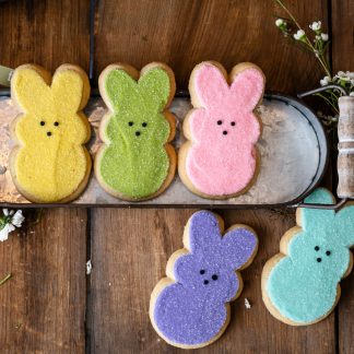 peep bunny cookies