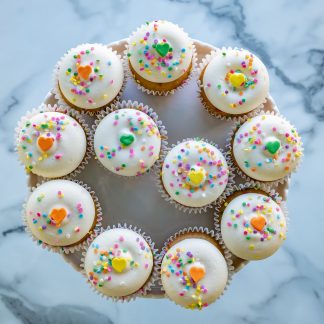 confetti cupcakes