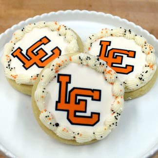school logo cookies