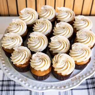 GF + Vegan Pumpkin Spice Cupcakes