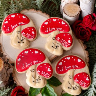 I love you so MUSH cookie