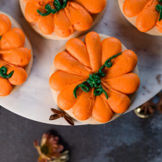 Pumpkin Buttercream Cookies