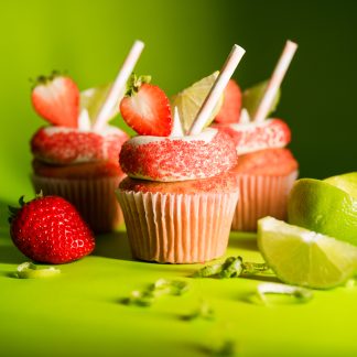 Strawberry Margarita Cupcakes